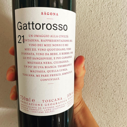 2022 Gattorosso, Sagona, IGT Toscana Rosso